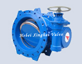 FLANGED DOUBLE ENCCENTRIC BUTTERFLY VALVE